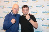 O sportowych sukcesach i życiowych zakrętach. Krzysztof "Diablo" Włodarczyk był w Człuchowie i w Weekend FM (FOTO)