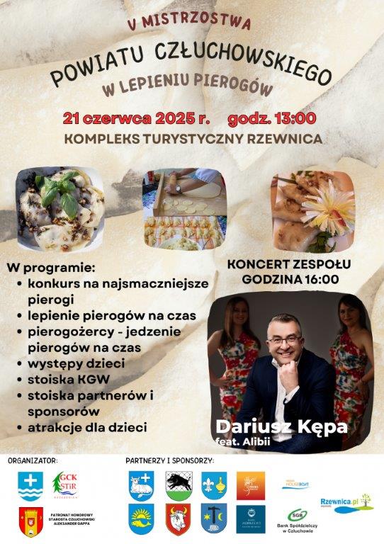To piąta edycja tej imprezy. Jutro (21.06) Mistrzostwa Powiatu Człuchowskiego w Lepieniu Pierogów