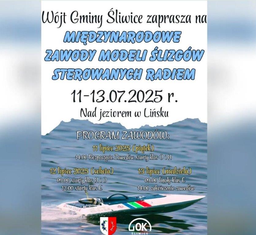Wyścigi modeli ślizgów sterowanych radiem i kino plenerowe - to atrakcje weekendu w Śliwicach