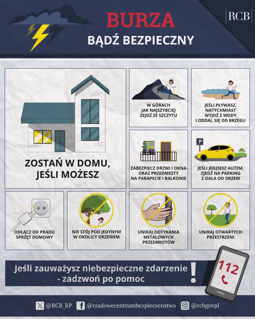 IMGW ostrzega przed burzami. Ostrzeżenie wydano dla całego naszego regionu. Lokalnie może spaść grad