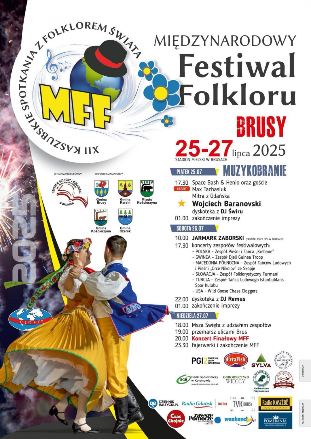 W regionie rusza Międzynarodowy Festiwal Folkloru. Pierwszego dnia zespoły Kaszubskie i światowe zaprezentują się w Wielu (ROZMOWA)