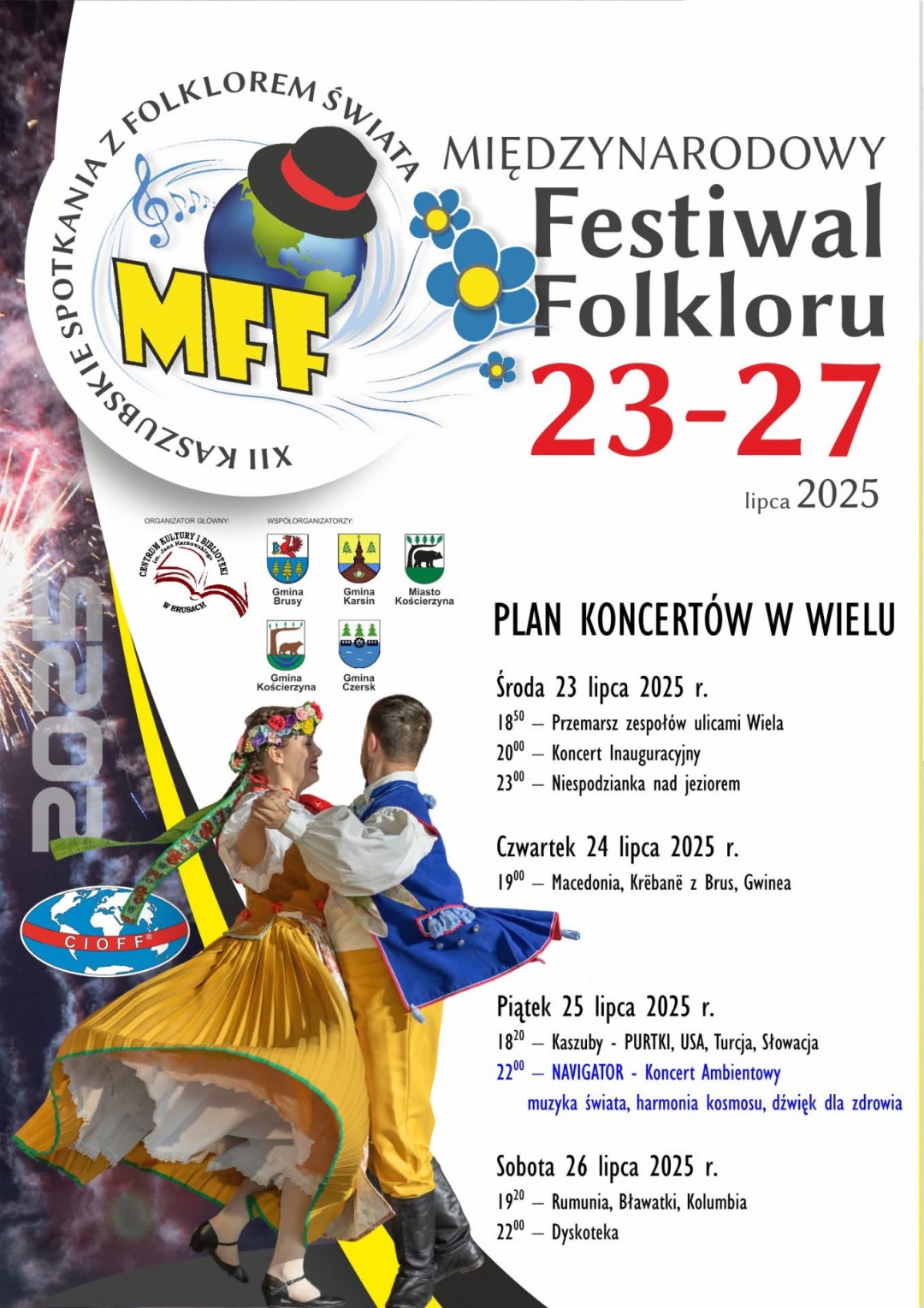 W regionie rusza Międzynarodowy Festiwal Folkloru. Pierwszego dnia zespoły Kaszubskie i światowe zaprezentują się w Wielu (ROZMOWA)