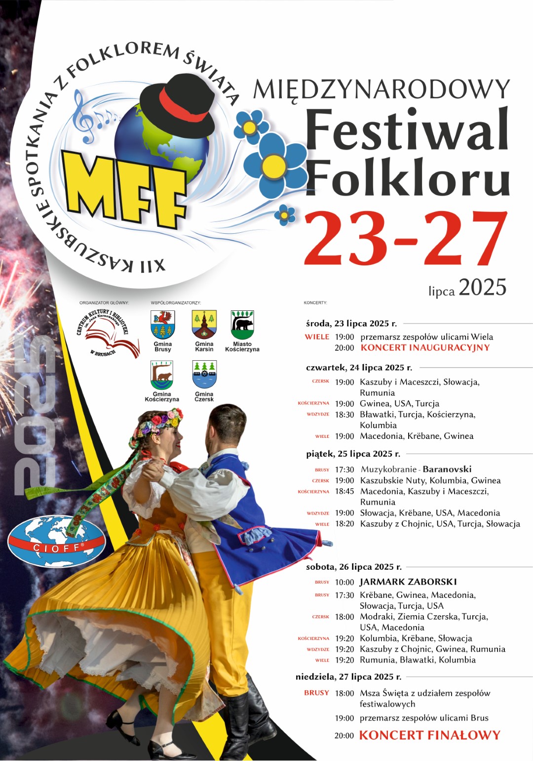 W regionie rusza Międzynarodowy Festiwal Folkloru. Pierwszego dnia zespoły Kaszubskie i światowe zaprezentują się w Wielu (ROZMOWA)