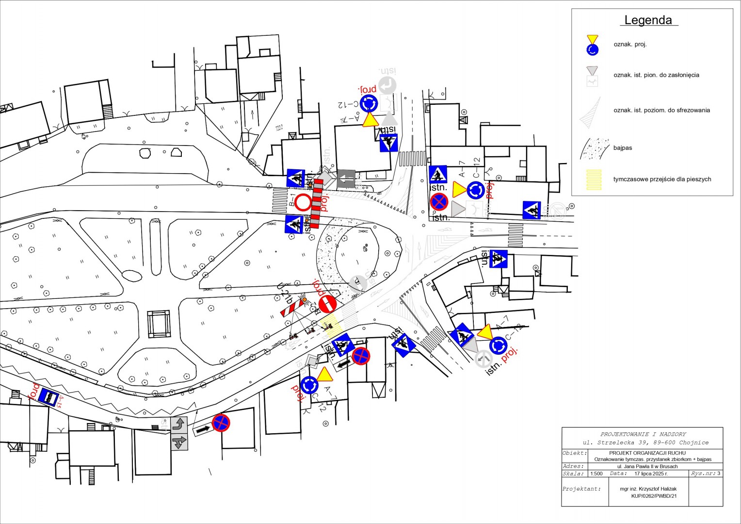 Od czwartku (7.08) zmiana organizacji ruchu w Brusach. To w związku z przebudową ulic w centrum miasta