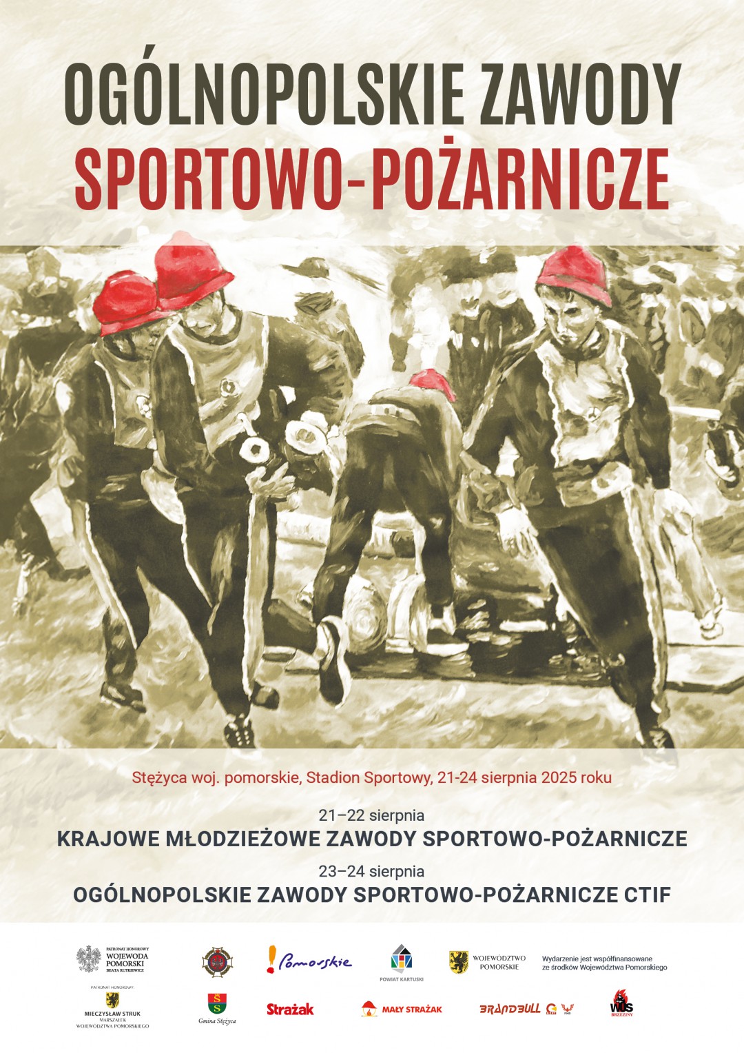 W Stężycy k. Kościerzyny rozpoczynają się ogólnopolskie zawody sportowo-pożarnicze