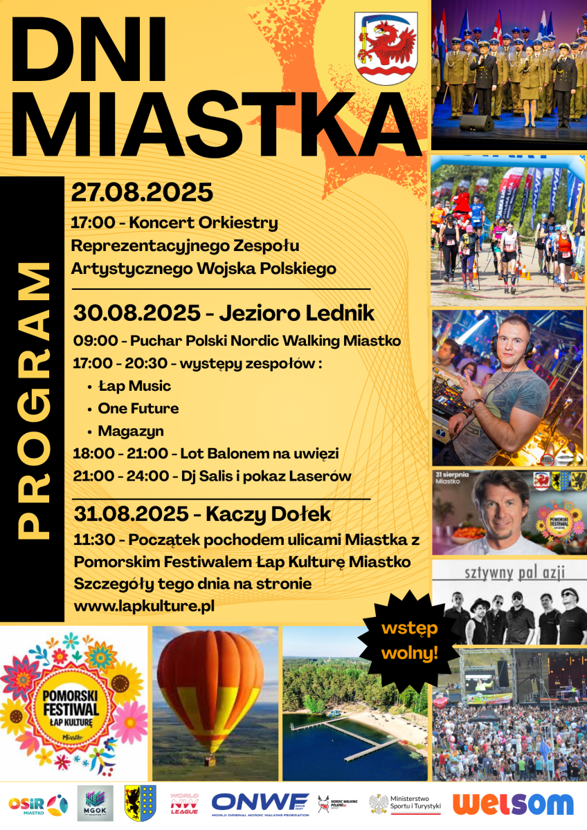 W ten weekend (30-31.08) Dni Miastka. Święto gminy jest połączone z rajdem nordic walking oraz festiwalem Łap Kulturę (ROZMOWA)