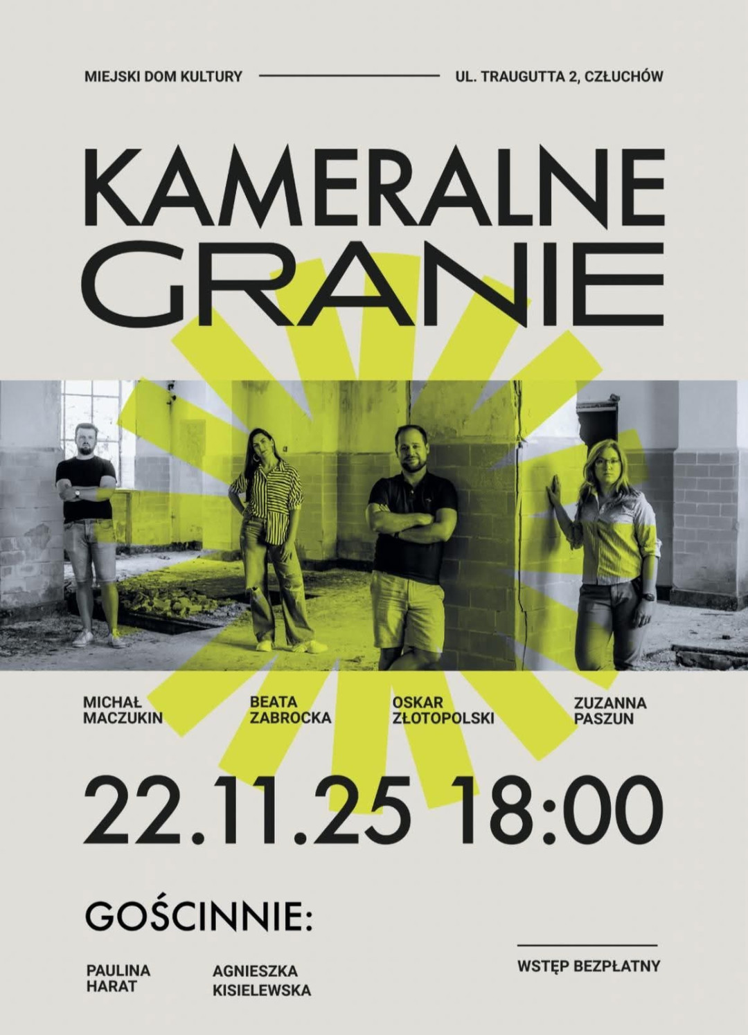 KAMERALNE GRANIE dziś LIVE w Weekend FM, a w sobotę w MDK w Człuchowie (rozmowa, video)