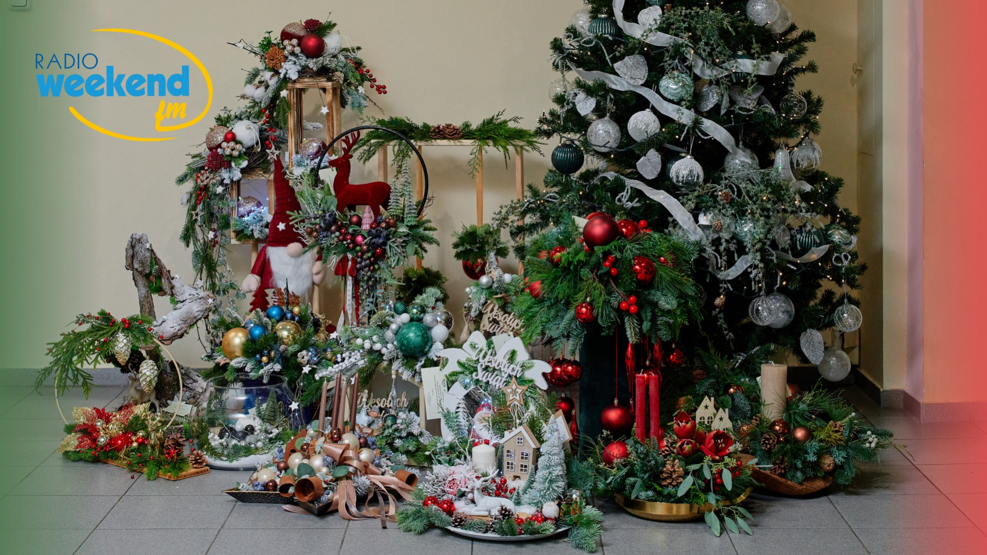 Już w czwartek 18 grudnia Radiowa Aukcja Świątecznych Stroików w Weekend FM. Zobacz tegoroczne stroiki