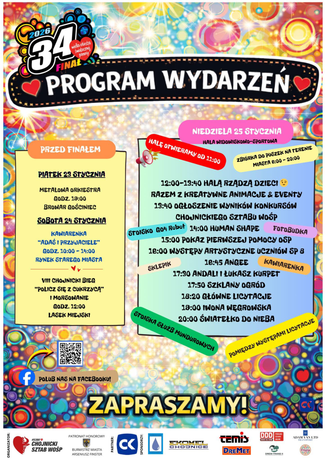 Metalowa orkiestra zagra w Chojnicach już w piątek (23.01). Trzy dni imprez w ramach Wielkiej Orkiestry Świątecznej Pomocy(ROZMOWA)